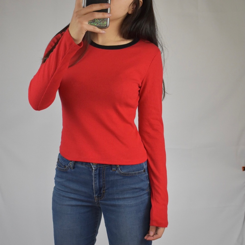 Red long sleeve